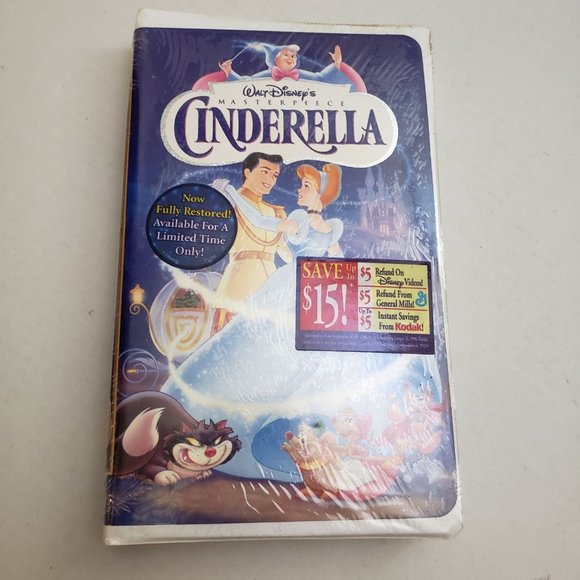 Other - Sealed Cinderella Masterpiece VHS
